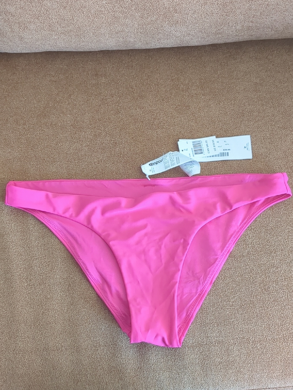 NWT Ripcurl hot pink Good Coverage Bikini Bottoms